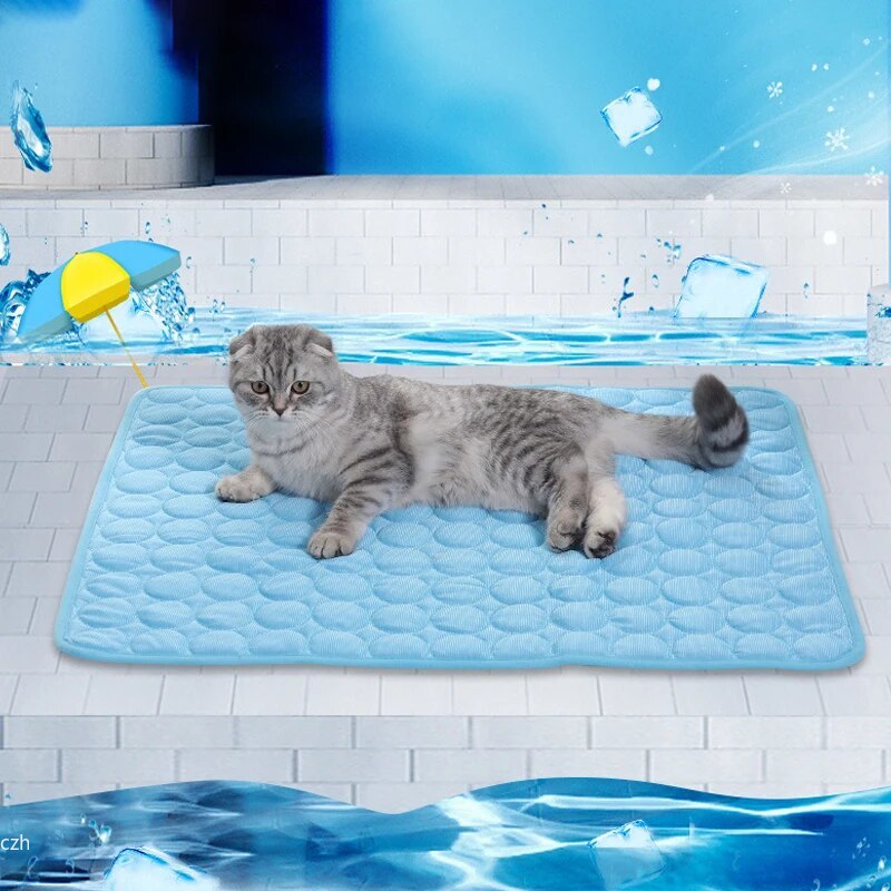 Cooling Blanket Hot Sleepers - 반려동물 아이스 매트 여름 고양이 강아지
