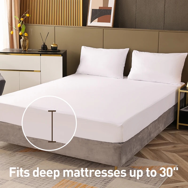 Waterproof Mattress Protector Breathable - 방수 매트리스 보호대, 통기성 무소음 매트리스