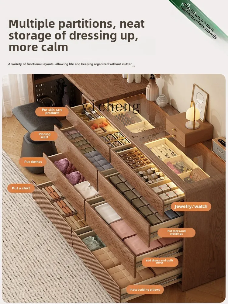 Storage & Organization - X5-18 중세풍 벽걸이형 고급 화장대 겸