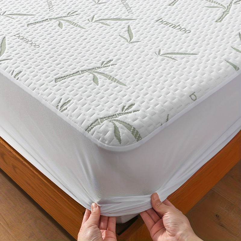 Waterproof Mattress Protector Breathable - 메이케어 100% 대나무 섬유 매트리스 프로텍터