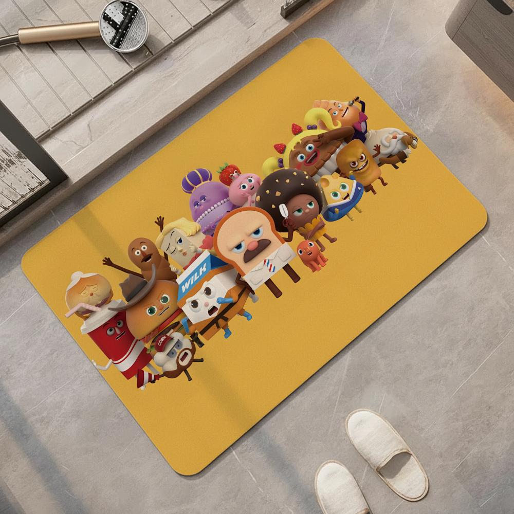 Quick Dry Diatomite Bath Mat - 만화 B-Bread B-바버샵 바닥 매트 규조토