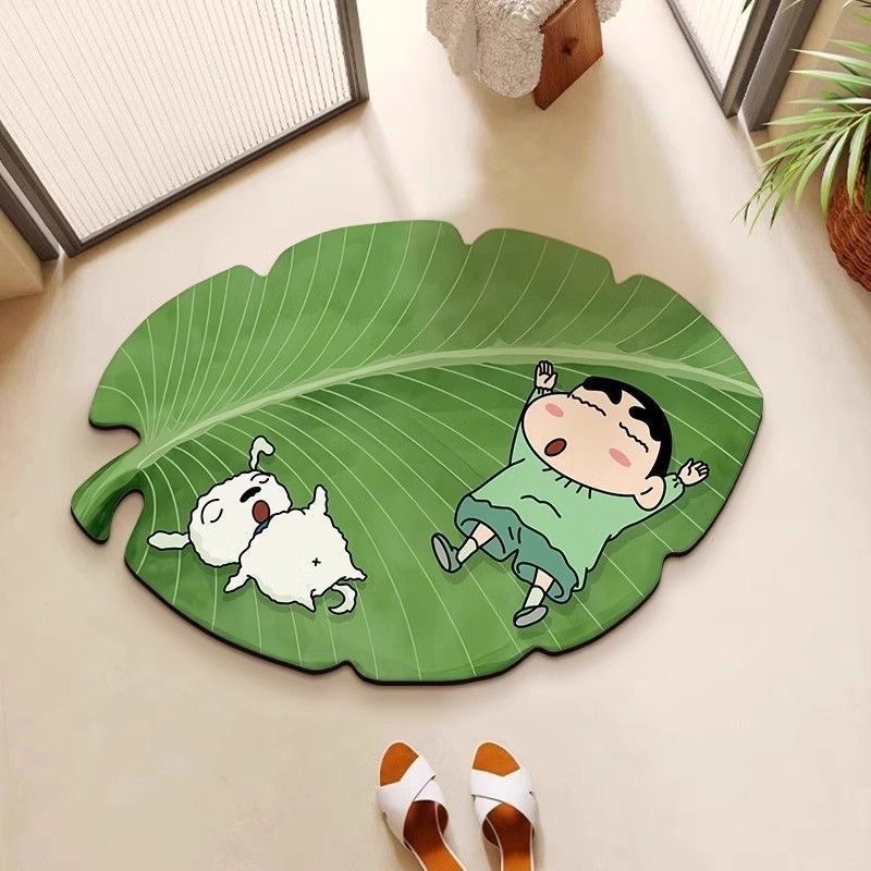 Quick Dry Diatomite Bath Mat - 귀여운 신짱 규조토 욕실 매트 물