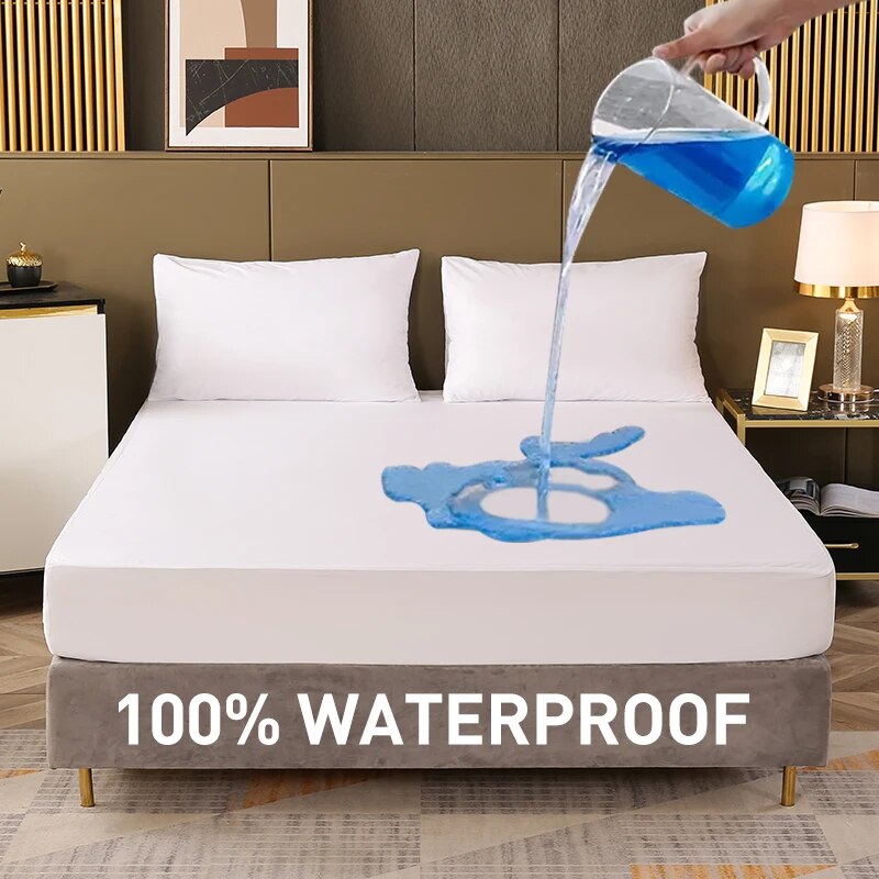 Waterproof Mattress Protector Breathable - 방수 장착 시트 침구 커버 침대