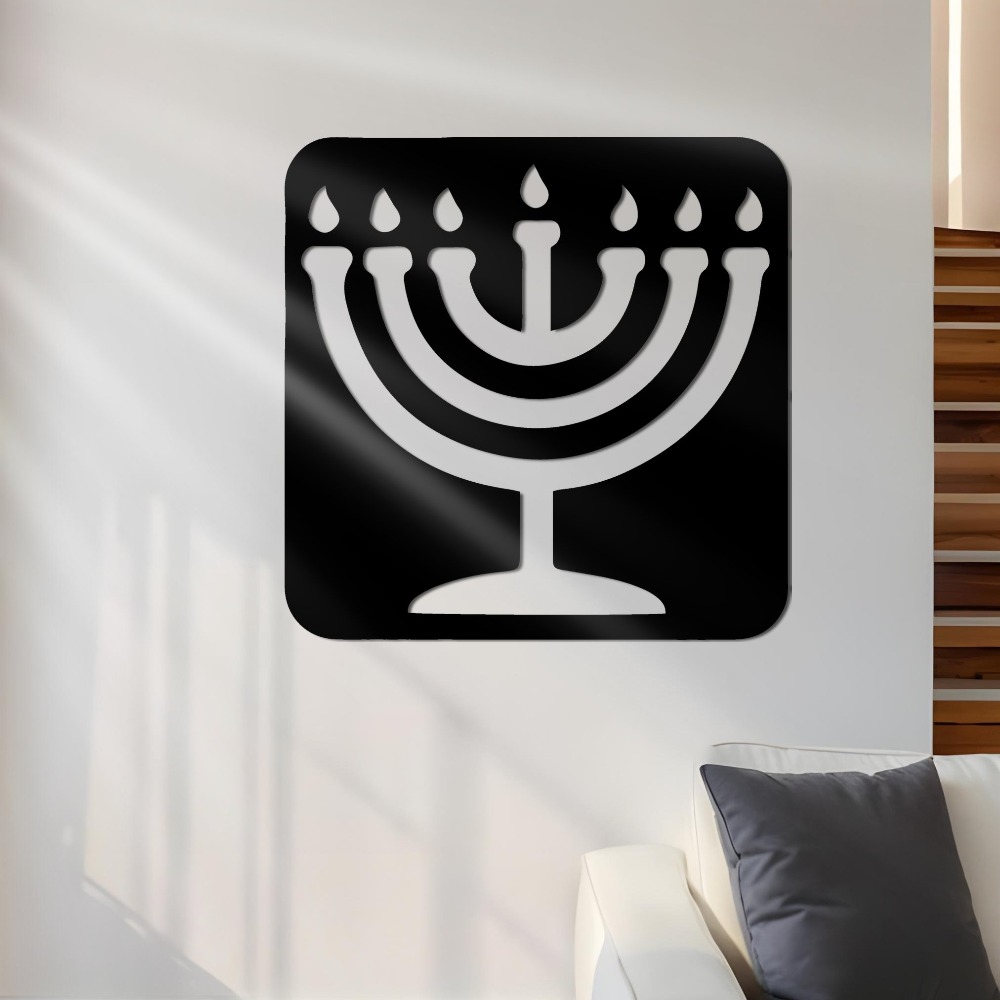 Home Decor - CIFBUY 철제 벽 장식 빈티지 메노라