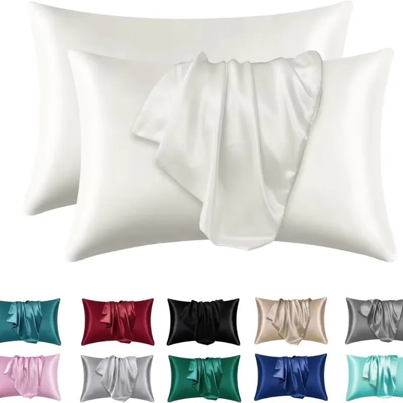 1/2개입 새틴 실크 베갯잇 (헤어 및 피부용), 코랄 - Satin Silk Pillowcase Hair Skin 리뷰 및 가격