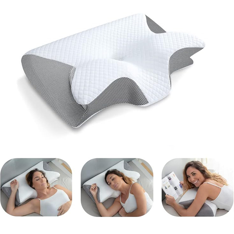 새로운 메모리폼 경추 베개 2 in 1 인체공학적 컨투 - Anti Snore Contour Pillow 리뷰 및 가격