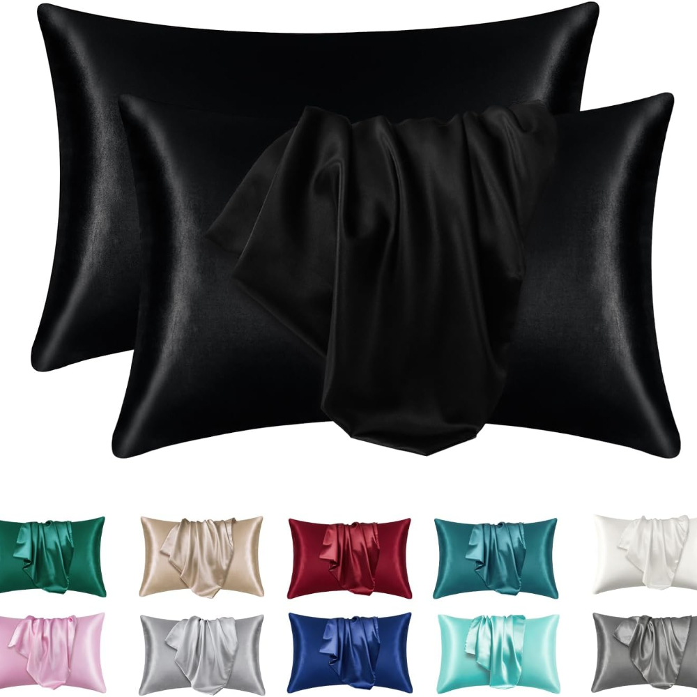 1/2개입 새틴 실크 베갯잇 (헤어 및 피부용), 코랄 - Satin Silk Pillowcase Hair Skin 리뷰 및 가격