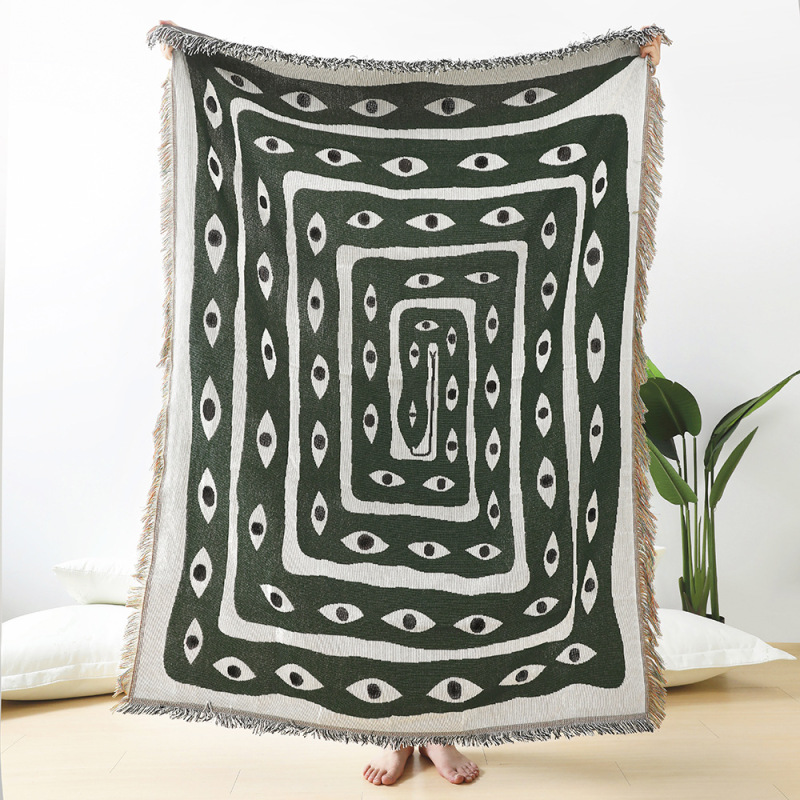 직물 도시 눈 뱀 담요, 가정 장식 카펫, 벽걸이 야외 - Boho Throw Blanket Fringe 리뷰 및 가격