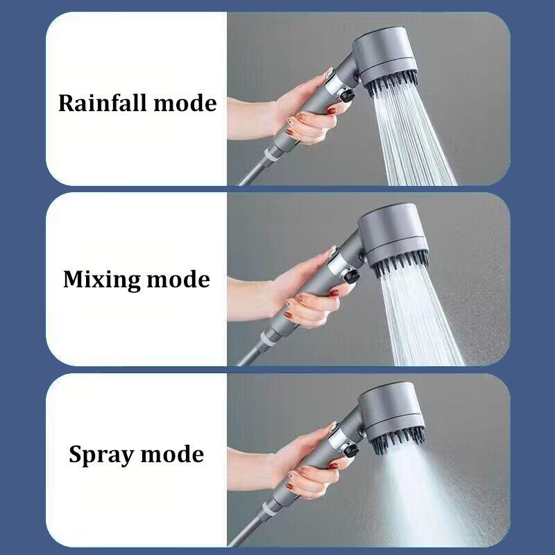 고압 필터 샤워헤드 3가지 모드 원터치 정지 기능 마사 - High Pressure Shower Head Handheld 리뷰 및 가격