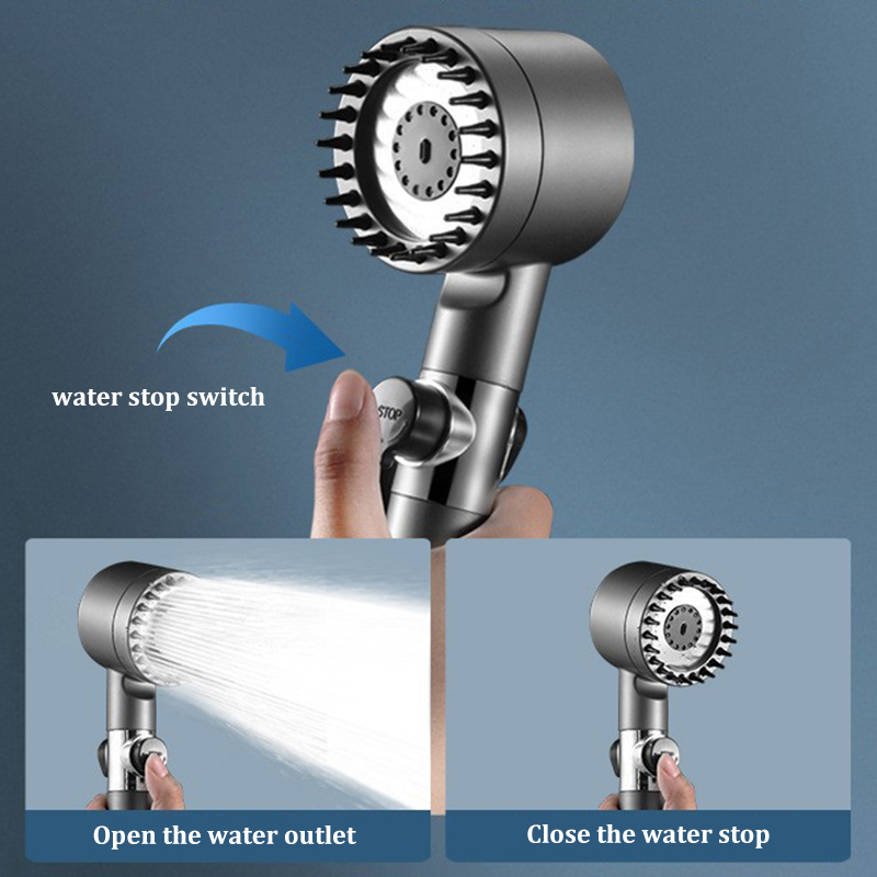 고압 필터 샤워헤드 3가지 모드 원터치 정지 기능 마사 - High Pressure Shower Head Handheld 리뷰 및 가격