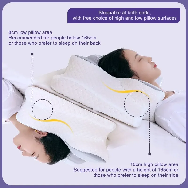 메모리폼 베개 나비형 편안한 경추 슬로우 리바운드 목  - Memory Foam Orthopedic Pillow Neck Pain 리뷰 및 가격