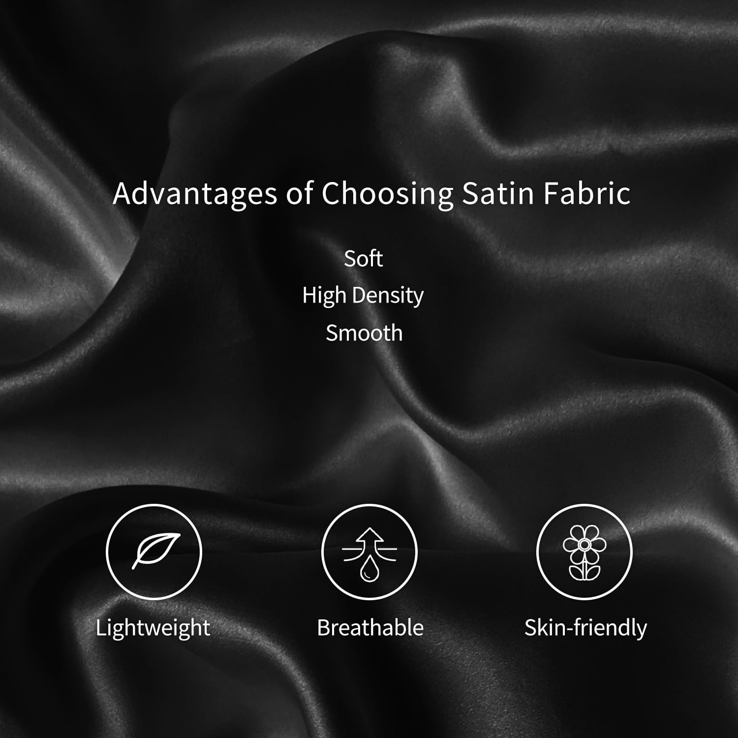 머리카락과 피부를 위한 새틴 베개 커버 2팩, 실크 새 - Satin Silk Pillowcase Hair Skin 리뷰 및 가격