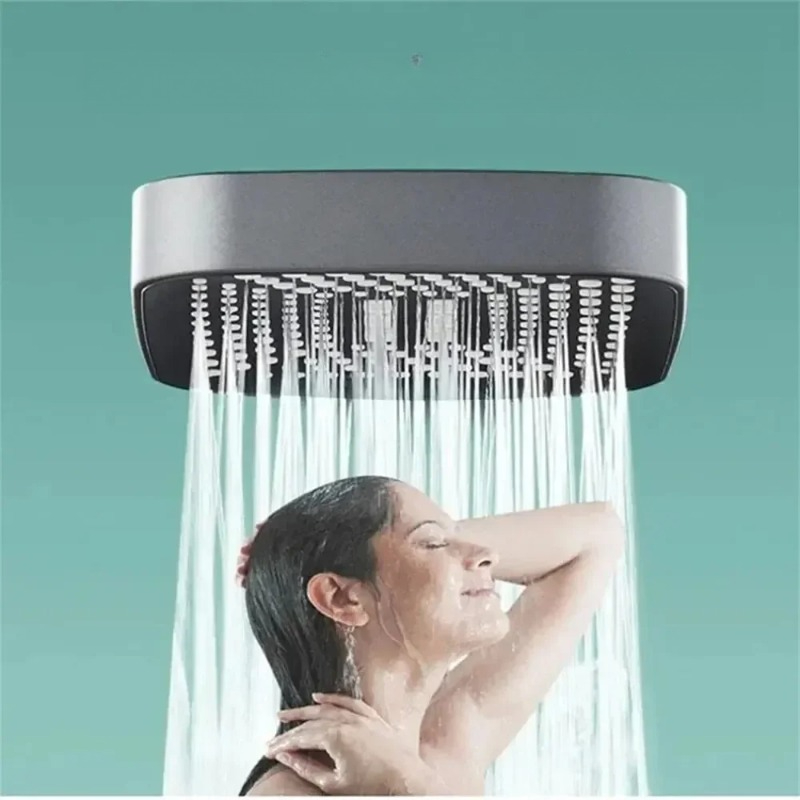 정사각형 손잡이형 샤워 헤드, 3가지 분사 모드, 강력 - High Pressure Shower Head Handheld 리뷰 및 가격
