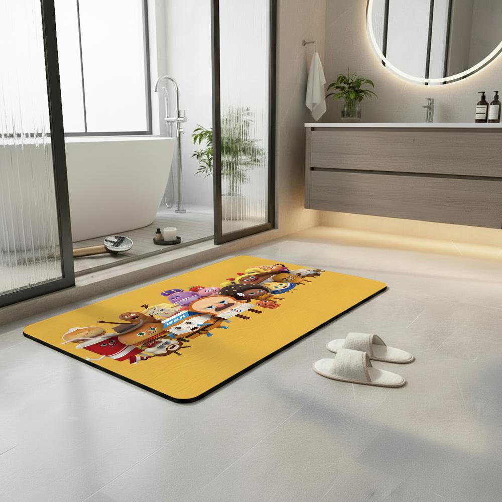만화 B-Bread B-바버샵 바닥 매트 규조토 욕실  - Quick Dry Diatomite Bath Mat 리뷰 및 가격