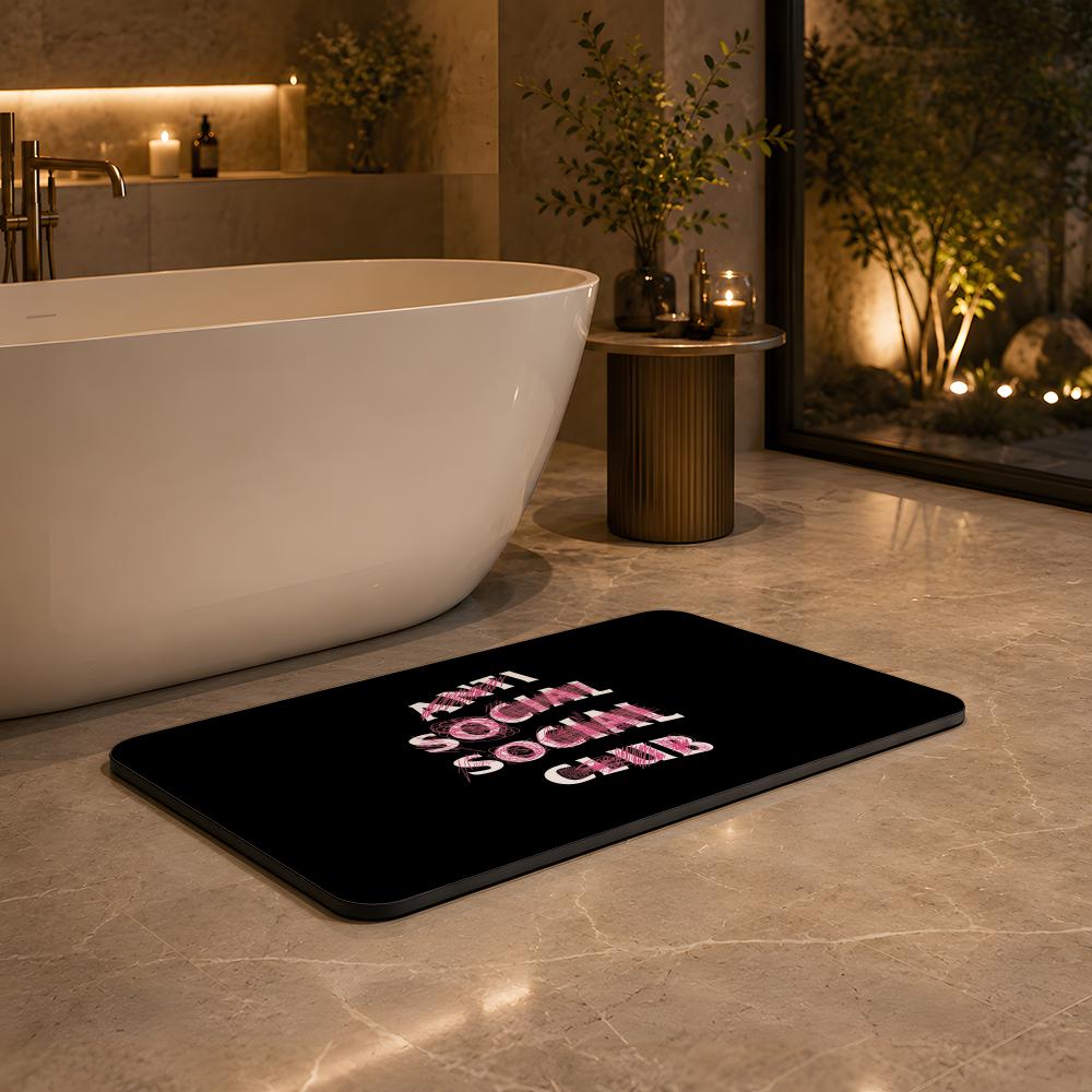 패션 A ANTI SOCIAL SOCIAL CLUB 규 - Quick Dry Diatomite Bath Mat 리뷰 및 가격