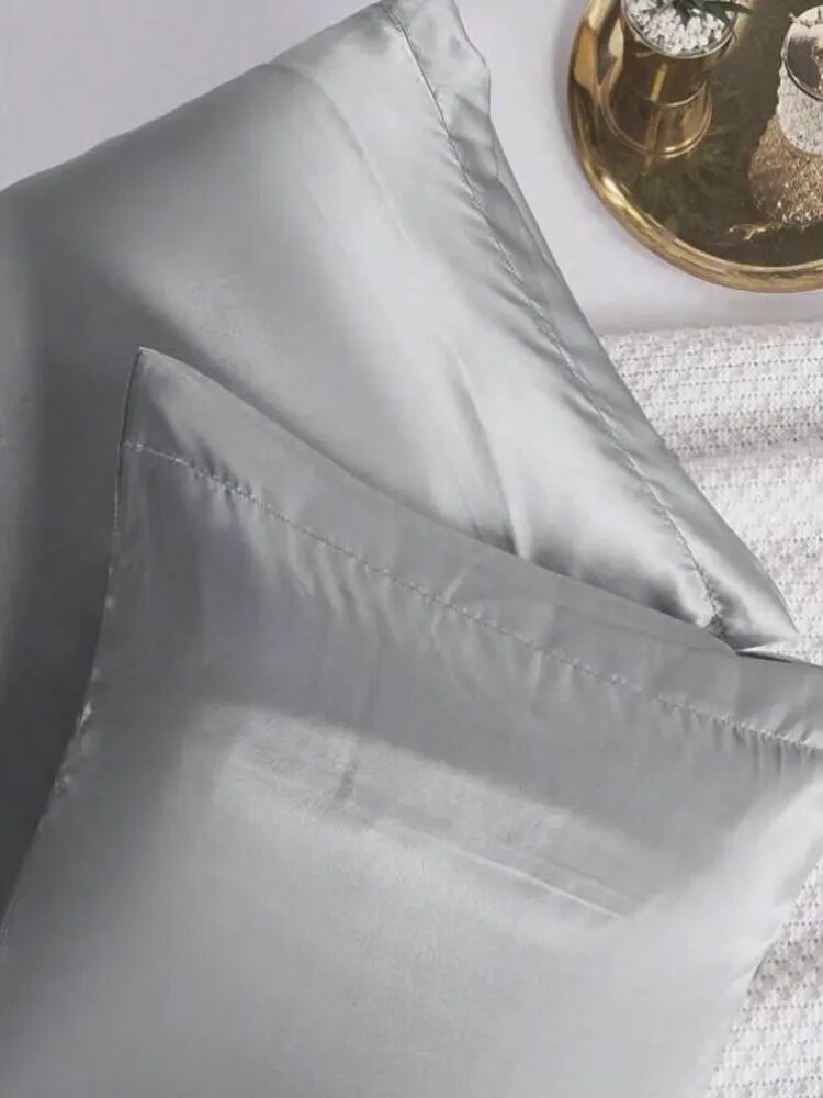 모발 및 피부용 베갯잇, 실크 새틴 베갯잇 베개 커버  - Satin Silk Pillowcase Hair Skin 리뷰 및 가격