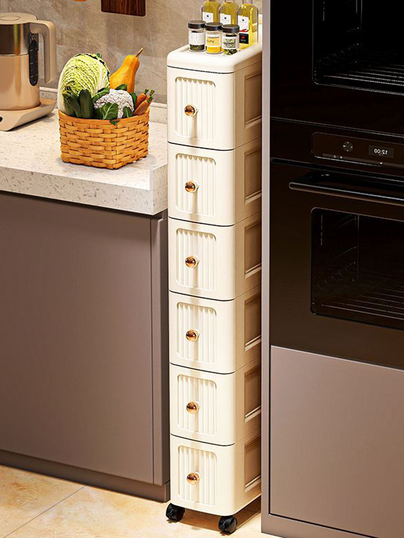 15CM 폭의 간격이 있는 수납장 – 주방 냉장고 및  - Storage & Organization 리뷰 및 가격