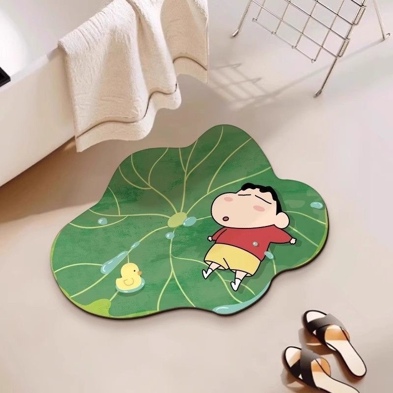 귀여운 신짱 규조토 욕실 매트 물 흡수 빠른 건조 도어 - Quick Dry Diatomite Bath Mat 리뷰 및 가격