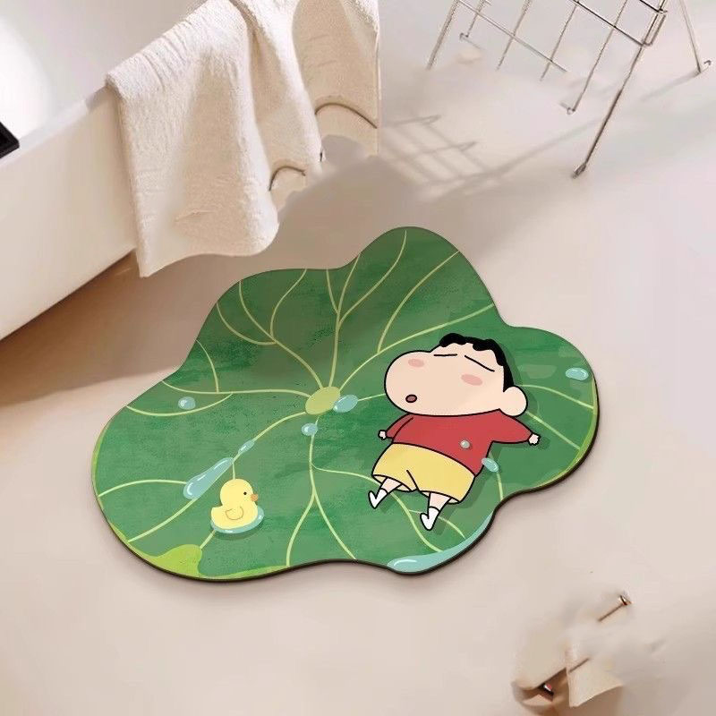 귀여운 신짱 규조토 욕실 매트 물 흡수 빠른 건조 도어 - Quick Dry Diatomite Bath Mat 리뷰 및 가격