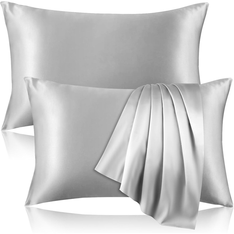 2개입 새틴 실크 베갯잇 (헤어 및 피부용), 코랄 베 - Satin Silk Pillowcase Hair Skin 리뷰 및 가격