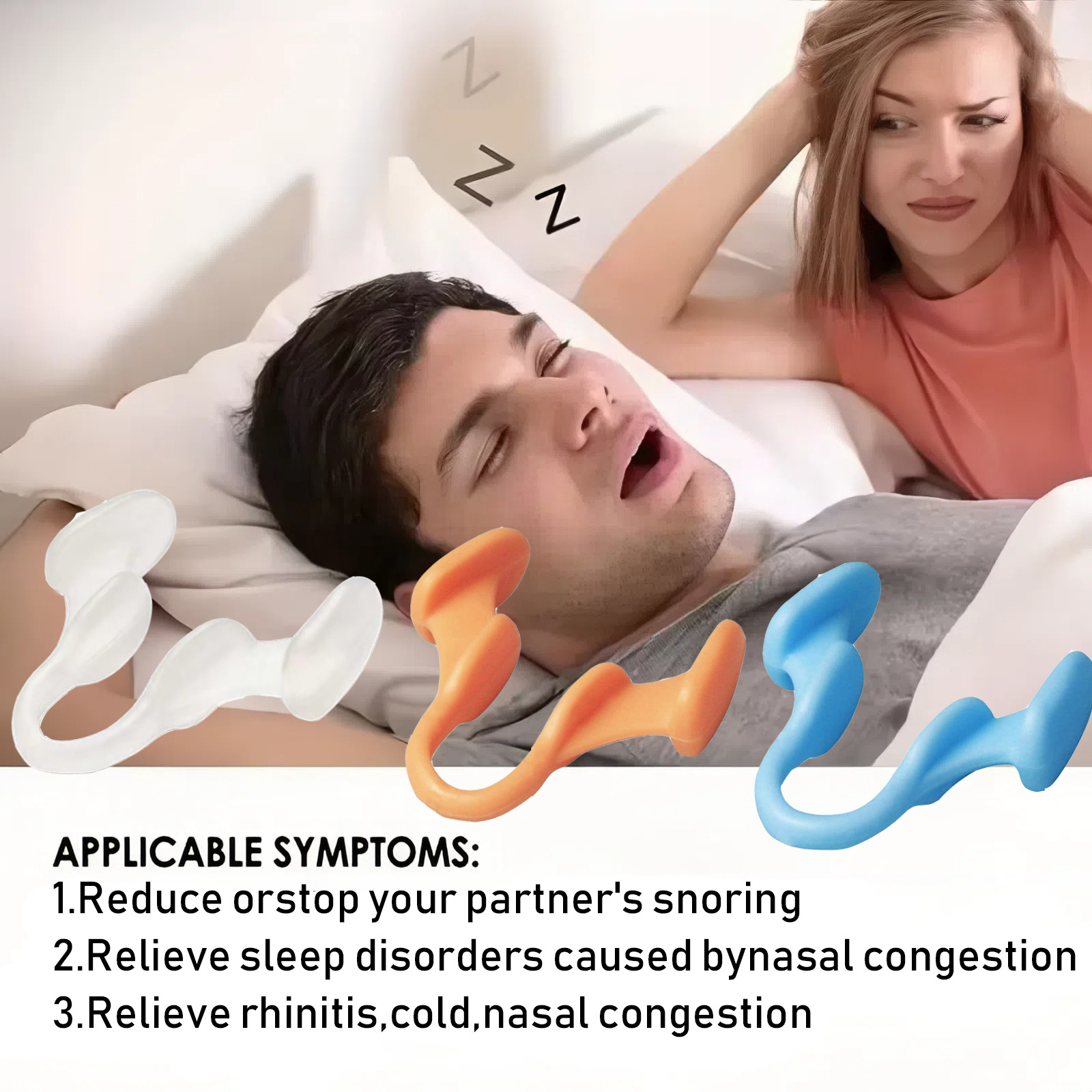 10개입 실리콘 코골이 방지 비강 확장기, 눈에 띄지  - Anti Snore Contour Pillow 리뷰 및 가격