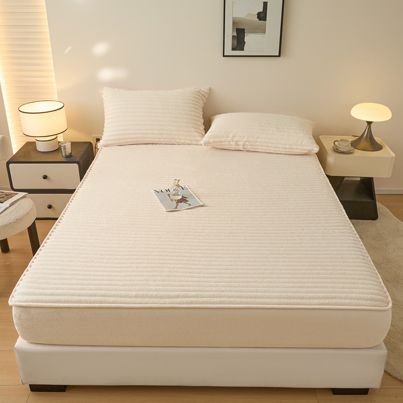 모조 토끼털 겨울용 침대 시트 세트 (베개 커버 2개  - Fitted Bed Sheets Deep Pocket 리뷰 및 가격