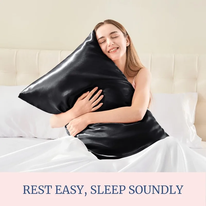 다양한 크기로 제공되는 실크처럼 부드럽고 시원한 감촉의 - Satin Silk Pillowcase Hair Skin 리뷰 및 가격