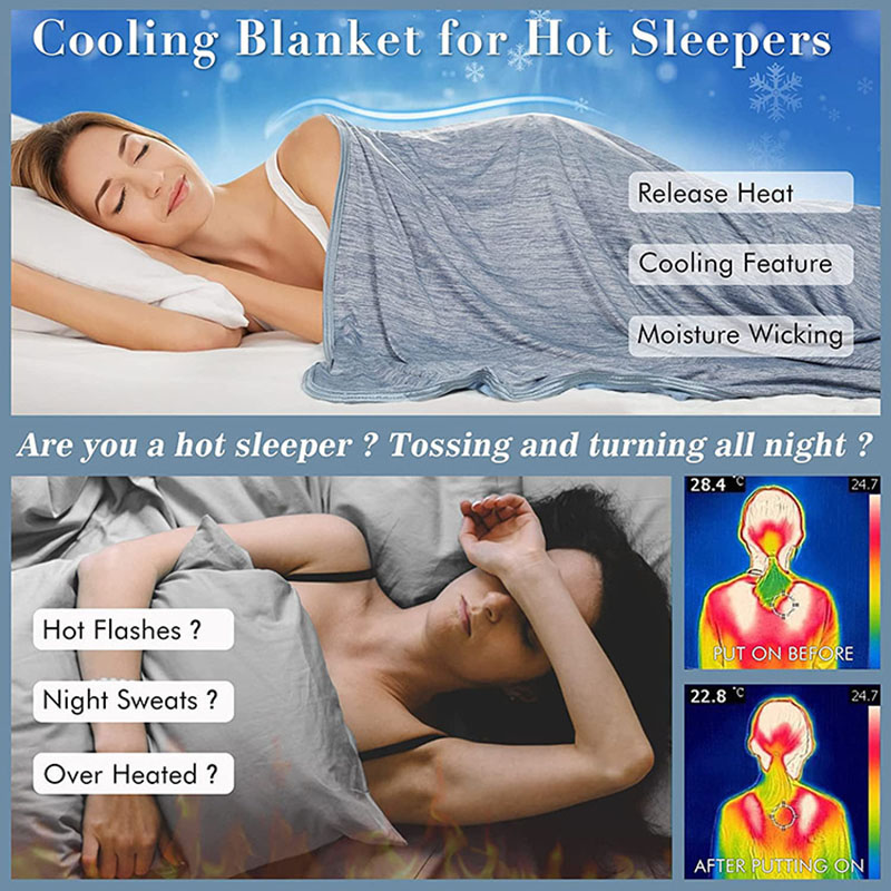 여름철 더위를 많이 타는 사람들을 위한 시원한 담요,  - Cooling Blanket Hot Sleepers 리뷰 및 가격