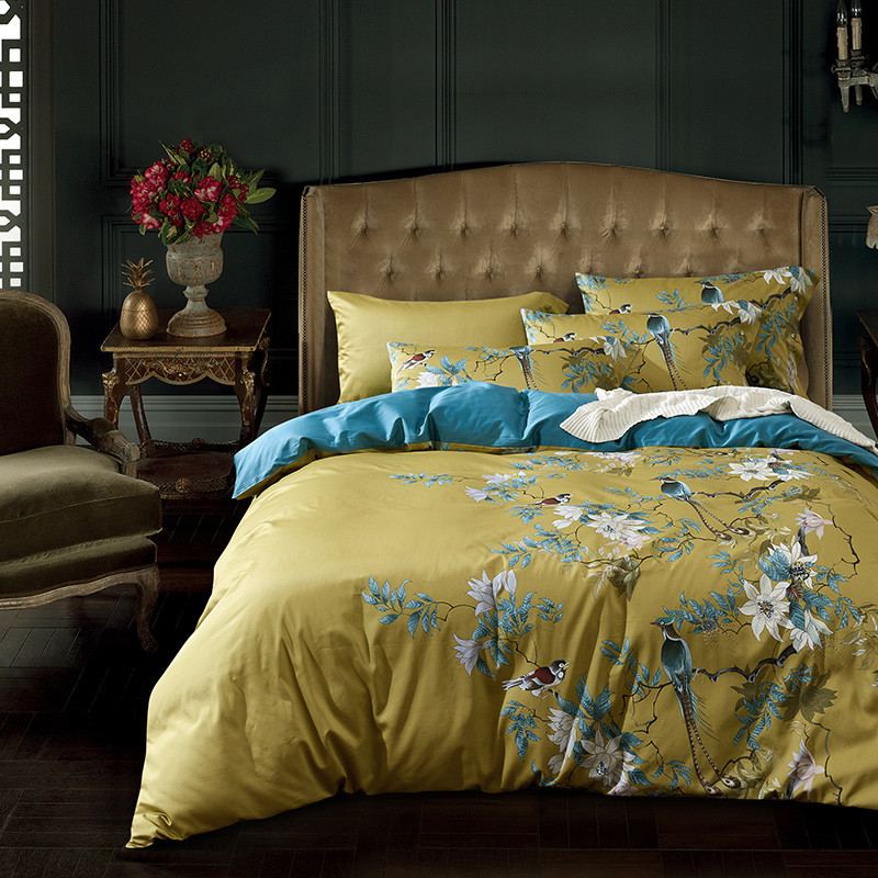 럭셔리 600TC 이집트 면 침구 세트, 새 식물 꽃, - Aesthetic Floral Duvet Cover 리뷰 및 가격